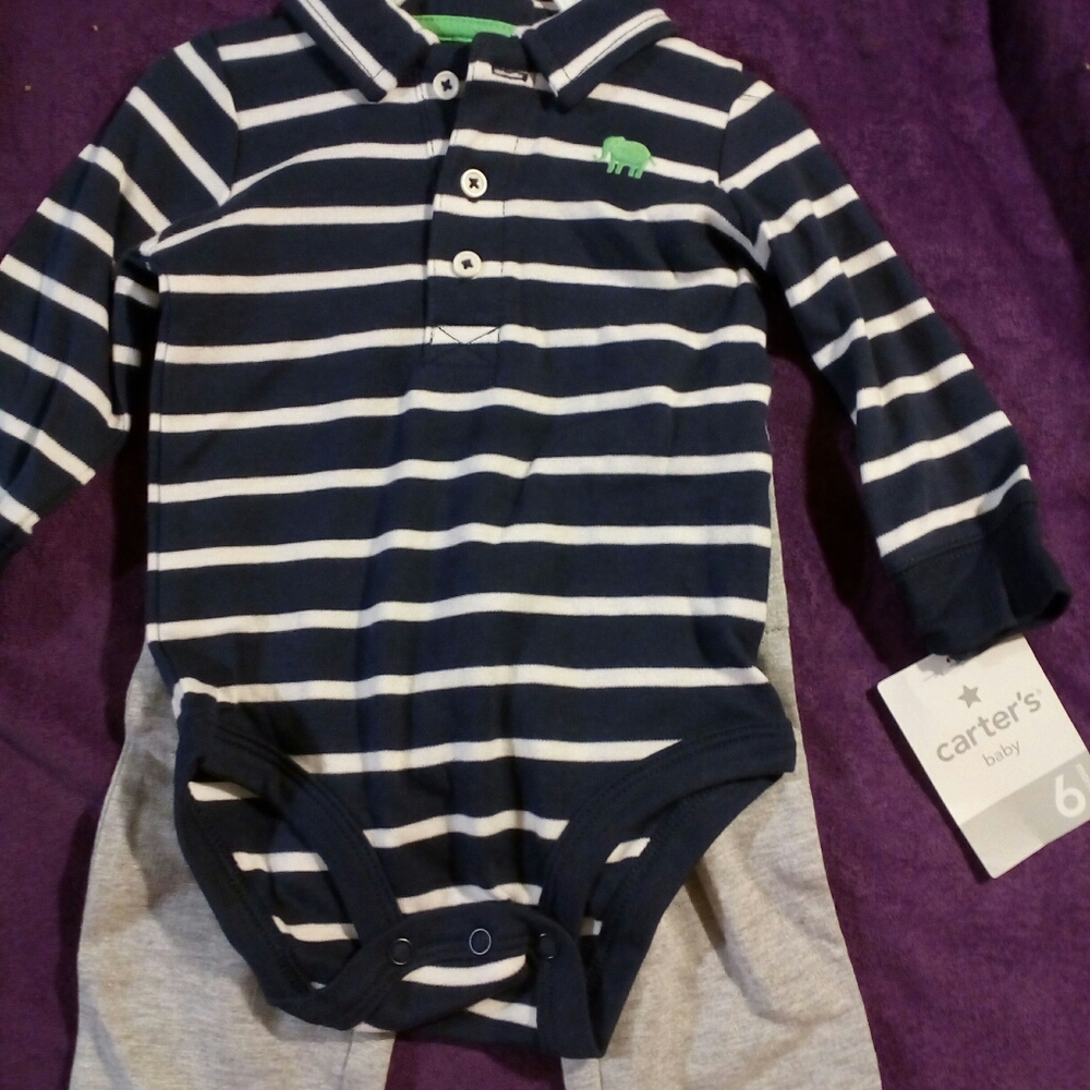 Carter's 2-pc Onesie Set 6 months